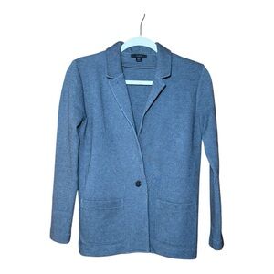 J. CREW Gray Knit Ponte Blazer XXS